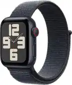 MediaMarkt APPLE Watch SE GPS + Cellular 40mm Midnight Sport Band M/L Smartwatch Midnight Aluminium aanbieding