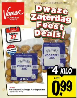 Vomar Voordeelmarkt Hollandse Kruimige Aardappelen aanbieding