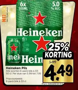 Vomar Voordeelmarkt Heineken Pils aanbieding