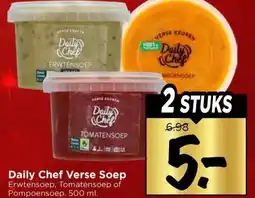 Vomar Voordeelmarkt Daily Chef Verse Soep aanbieding