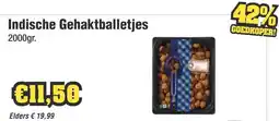 Budget Food Indische Gehaktballetjes aanbieding