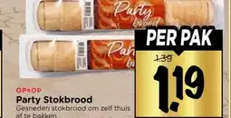 Vomar Voordeelmarkt Party Stokbrood aanbieding