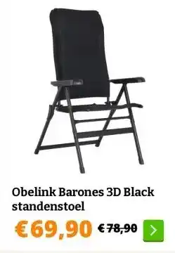 Obelink Obelink Barones 3D Black standenstoel aanbieding