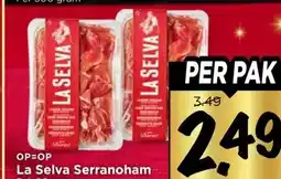 Vomar Voordeelmarkt La Selva Serranoham aanbieding