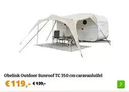 Obelink Obelink Outdoor Sunroof TC 350 cm caravanluifel aanbieding