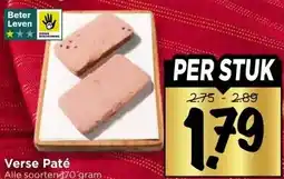 Vomar Voordeelmarkt Verse Paté aanbieding