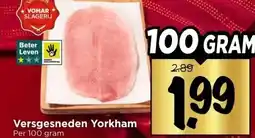 Vomar Voordeelmarkt Versgesneden Yorkham aanbieding