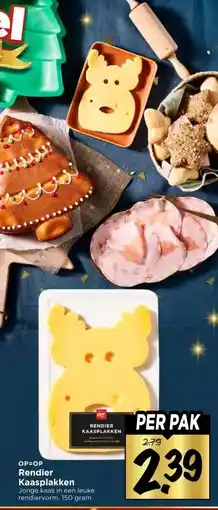 Vomar Voordeelmarkt Rendier Kaasplakken aanbieding