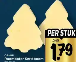 Vomar Voordeelmarkt Roomboter Kerstboom aanbieding