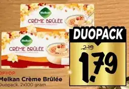 Vomar Voordeelmarkt Melkan Crème Brûlée aanbieding