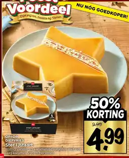 Vomar Voordeelmarkt DIEPVRIES Ster IJstaart aanbieding