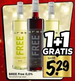 Vomar Voordeelmarkt BREE Free 0,0% aanbieding