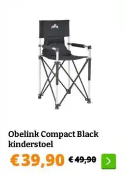 Obelink Obelink compact black kinderstoel aanbieding