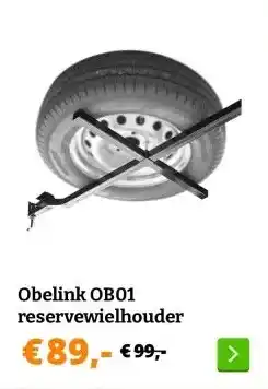 Obelink Obelink OB01 reservewielhouder aanbieding