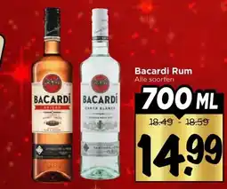 Vomar Voordeelmarkt Bacardi Rum aanbieding