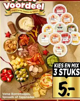 Vomar Voordeelmarkt Verse Borrelhapjes, Spreads of Tapenades aanbieding