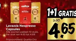 Vomar Voordeelmarkt Lavazza Nespresso Capsules aanbieding