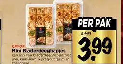 Vomar Voordeelmarkt Mini Bladerdeeghapjes aanbieding