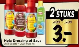 Vomar Voordeelmarkt Hela Dressing of Saus aanbieding