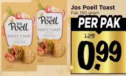 Vomar Voordeelmarkt Jos Poell Toast aanbieding