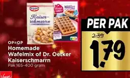 Vomar Voordeelmarkt Homemade Wafelmix of Dr. Oetker Kaiserschmarrn aanbieding