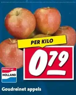 Nettorama Goudreinet appels aanbieding