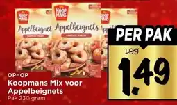 Vomar Voordeelmarkt Koopmans Mix voor Appelbeignets aanbieding