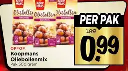 Vomar Voordeelmarkt Koopmans Oliebollenmix aanbieding