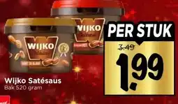 Vomar Voordeelmarkt Wijko Satésaus aanbieding