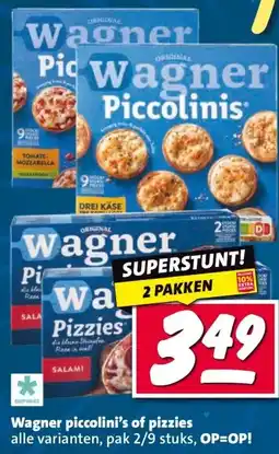 Nettorama Wagner piccolini's of pizzies aanbieding