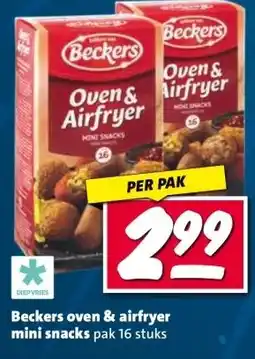 Nettorama Beckers oven & airfryer mini snacks aanbieding
