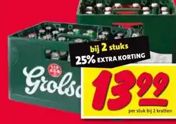 Nettorama Grolsch aanbieding