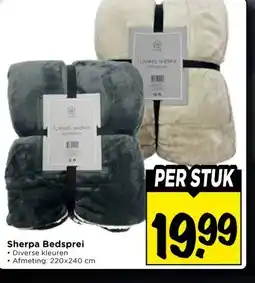 Vomar Voordeelmarkt Sherpa Bedsprei aanbieding