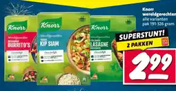 Nettorama Knorr wereldgerechten aanbieding