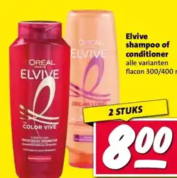 Nettorama Elvive shampoo of conditioner aanbieding