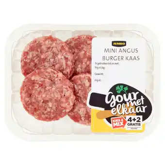 Jumbo Jumbo Mini Angus Burger Kaas 150g aanbieding