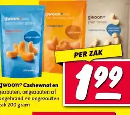 Nettorama gwoon Cashewnoten aanbieding