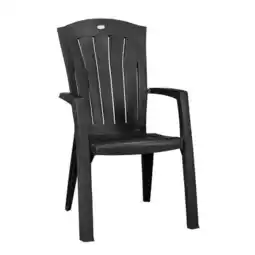 Praxis Jardin tuinstoel Santorini grafiet 65x61x99cm aanbieding