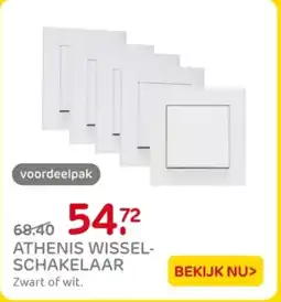 Praxis Athenis wisselschakelaar aanbieding