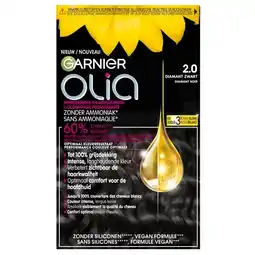 Trekpleister Garnier Olia 2.0 Diamant Zwart Permanente Haarkleuring aanbieding