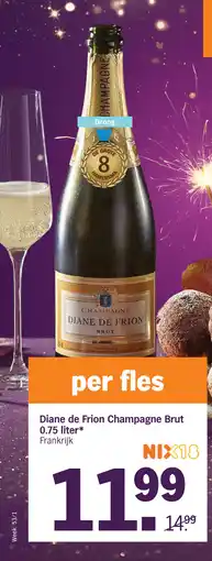 Albert Heijn Diane de Frion Champagne Brut aanbieding