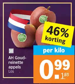 Albert Heijn AH Goud reinette appels aanbieding