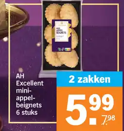 Albert Heijn AH Excellent mini appel beignets aanbieding