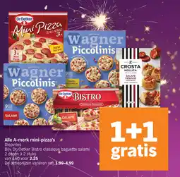Albert Heijn Alle A merk mini pizza's aanbieding