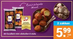 Albert Heijn AH Excellent mini-oliebollen aanbieding