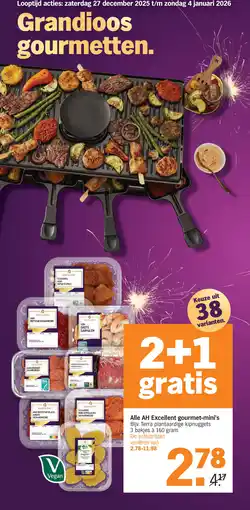 Albert Heijn Alle AH Excellent gourmet-mini's aanbieding