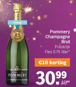 Albert Heijn Pommery Champagne Brut aanbieding