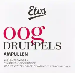 Albert Heijn Etos Oogdruppel ampullen aanbieding