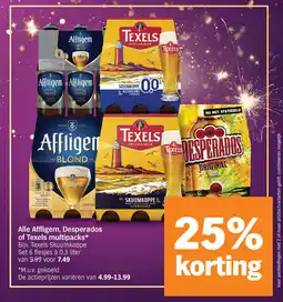 Albert Heijn Alle Affligem, Desperados of Texels multipacks aanbieding