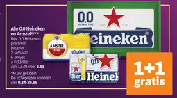 Albert Heijn Alle 0.0 Heineken en Amstel aanbieding